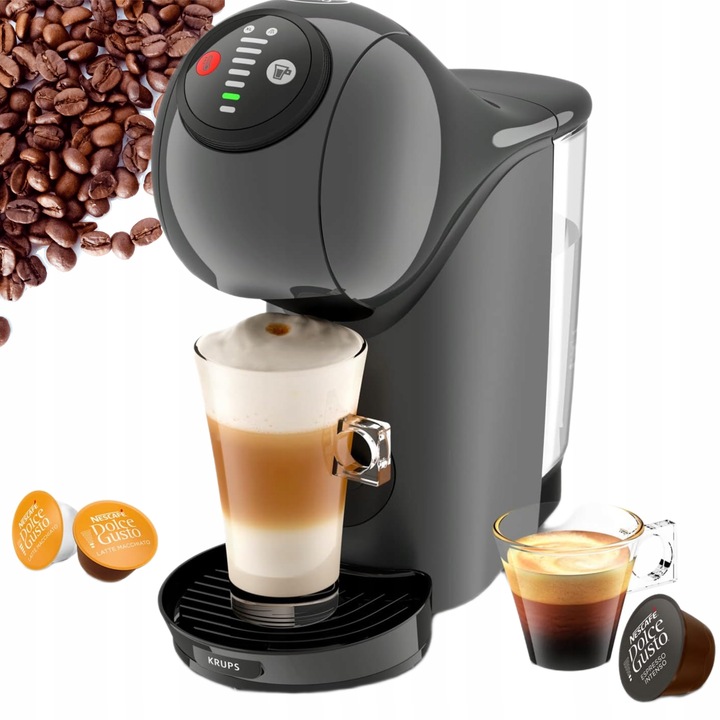 KRUPS Ekspres ciśnieniowy NESCAFE DOLCE GUSTO Genio S Antracyt KP243B10