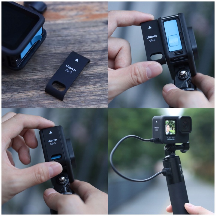 Ulanzi G9-3 Zaślepka Baterii GoPro HERO 10/9 z otworem do ładowania