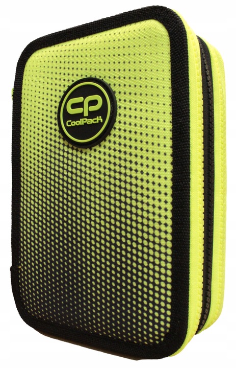 CoolPack Piórnik szkolny trzykomorowy z wyposażeniem Gradient Lemon