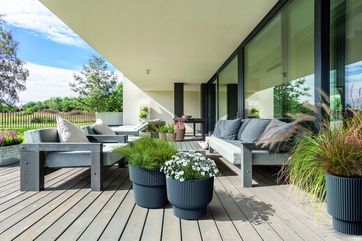 Doniczka Milly-antracyt