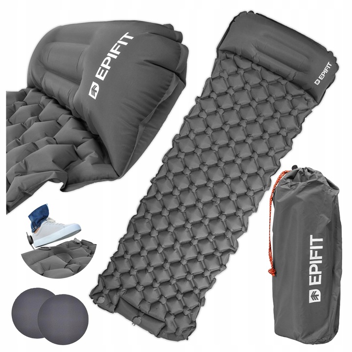 ULTRALEKKI Materac Samopompujący do spania jednoosobowy Karimata Dmuchana