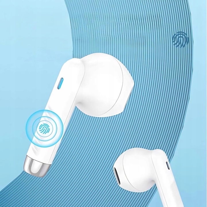 SŁUCHAWKI BEZPRZEWODOWE DOUSZNE BLUETOOTH 5.3 VFAN T06 BIAŁE