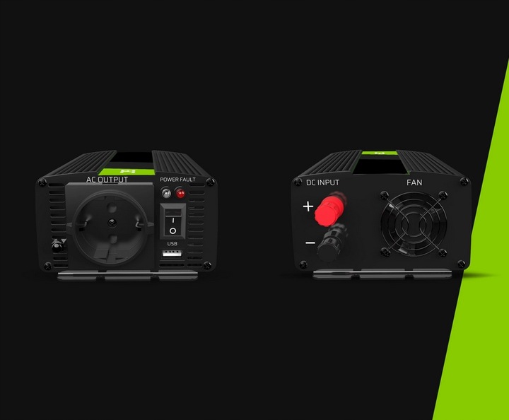 PRZETWORNICA SAMOCHODOWA GREEN CELL 12V 600W SINUS