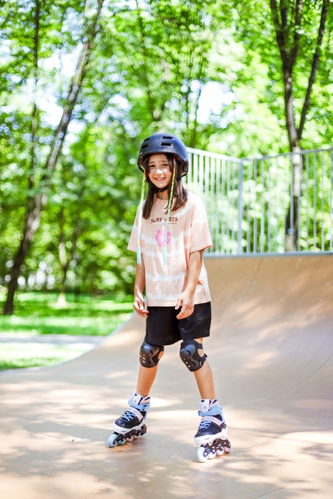 Rolki regulowane dziecięce Spokey JOY rozm. 31-34 ABEC7 Carbon 82A