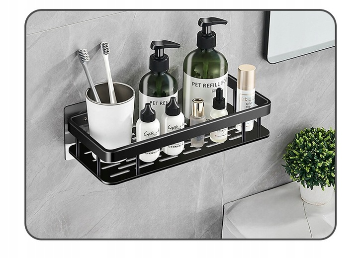 Półka Łazienkowa Wisząca pod Prysznic 2 szt.