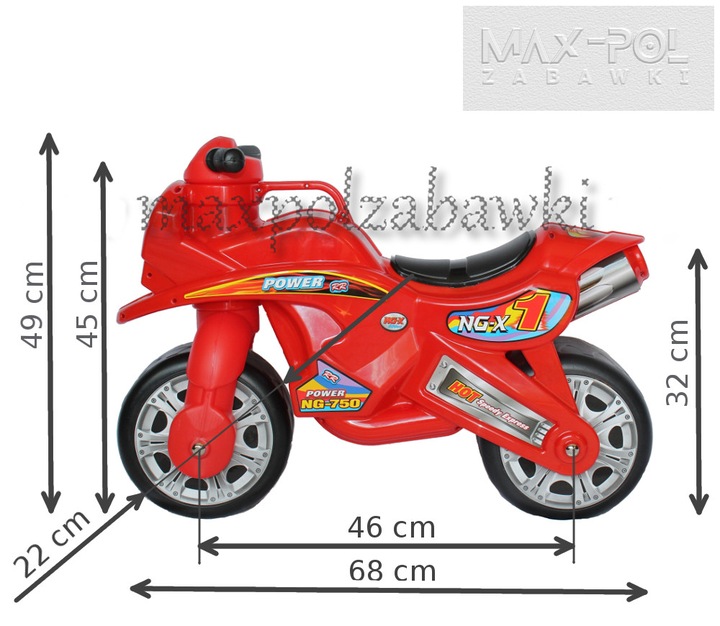 MOTOREK BIEGOWY ROWEREK JEŹDZIK ODPYCHACZ