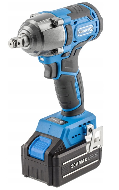 HOGERT HT2E204 KLUCZ UDAROWY AKUMULATOROWY 1/2" 400Nm 20V 4.0Ah