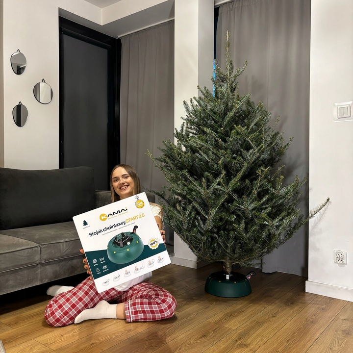 STOJAK POD CHOINKĘ CHOINKOWY STABILNA PODSTAWKA DO ŻYWEJ CHOINKI DO 2.5 M