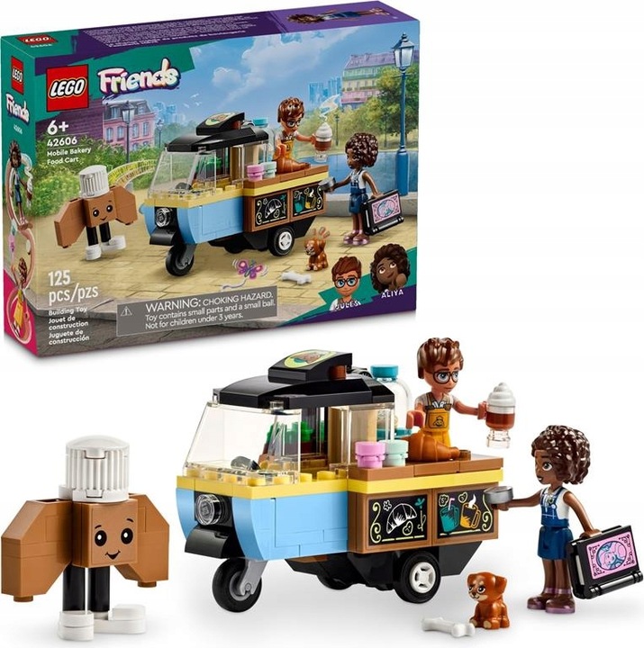 KLOCKI LEGO FRIENDS 42606 MOBILNA PIEKARNIA PREZENT DLA DZIEWCZYNEK +TORBA
