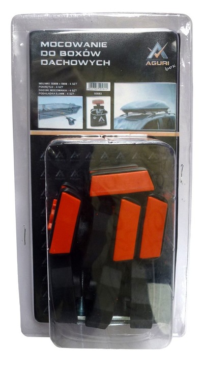 ZESTAW MOCOWANIA NA WSUWKI T DO BOXÓW AGURI 50582