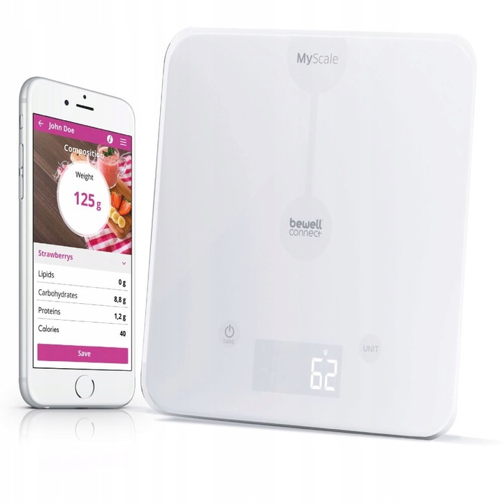 WAGA KUCHENNA INTELIGENTNA kcal polska aplikacja!