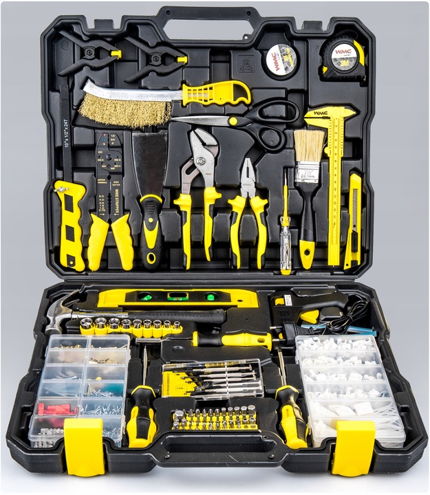 WALIZKA NARZĘDZIOWA ZESTAW NARZĘDZI 1001 ELEMENTÓW