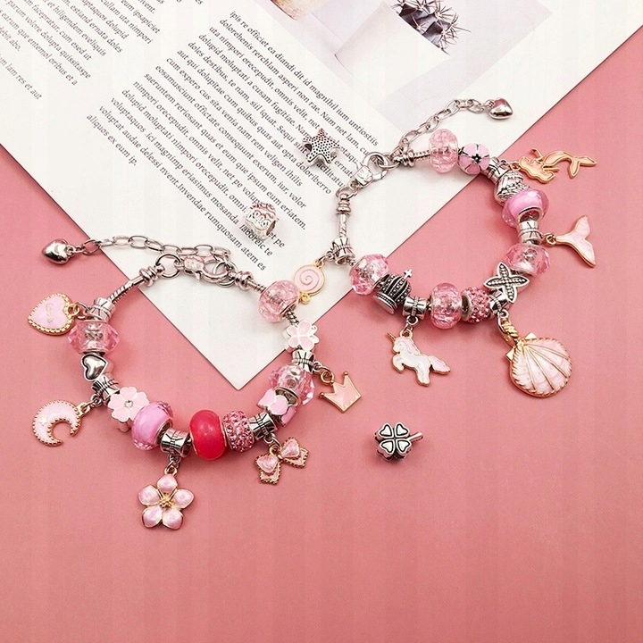 ZESTAW DO ROBIENIA BRANSOLETEK NASZYJNIKÓW PUDEŁO DO PRZECHOWYWANIA PREZENT