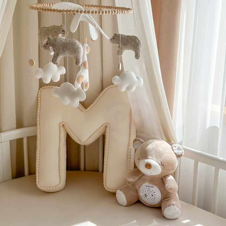 MIŚ MASKOTKA PRZYTULANKA PROJEKTOR GWIAZD KOŁYSANKI PLUSZAK WOOPIE