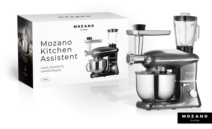 ROBOT KUCHENNY PLANETARNY MASZYNKA DO MIĘSA MIKSER BLENDER 6,2l + PRZEPISY