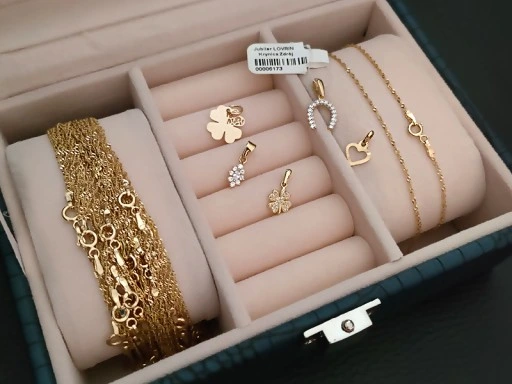 Złoty łańcuszek 585 elegancki SINGAPUR 50cm 14kt na chrzest i komunię 14k