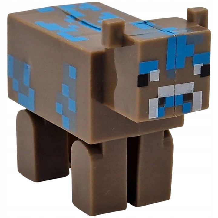 MINECRAFT - ZWSTAW 7 FIGUREK Z GRY DUŻY ZESTAW 8W1 MIECZ PIXEL ŚWIECĄCY