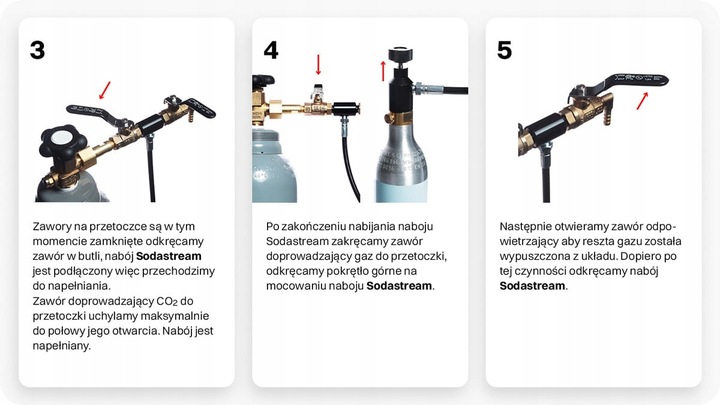 Zestaw do napełniania SodaStream Butla Co2 + przetoczka