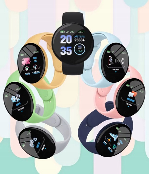 Zegarek damski MK-Tech SMARTWATCH krokomierz pulsometr