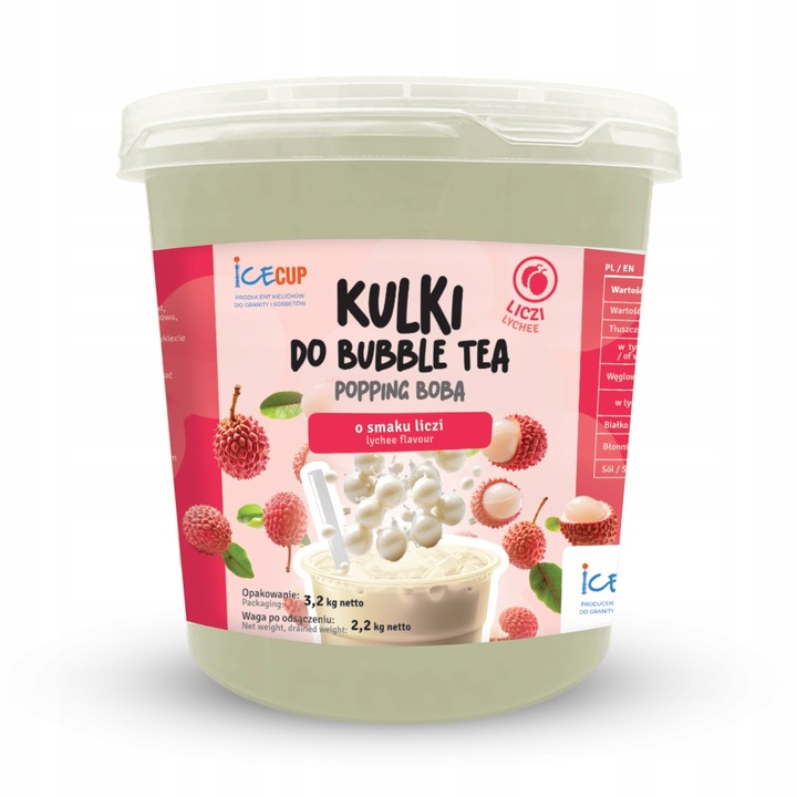 Kulki do Bubble Tea LICZI 3.2kg
