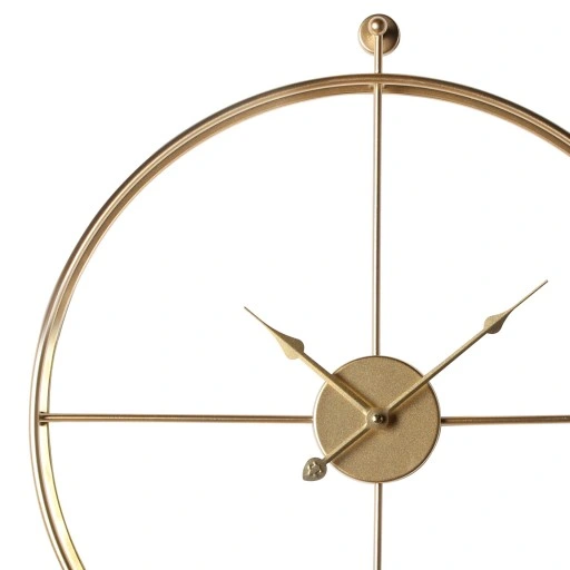 Zegar ścienny nowoczesny złoty ENCORE śr.51-MC