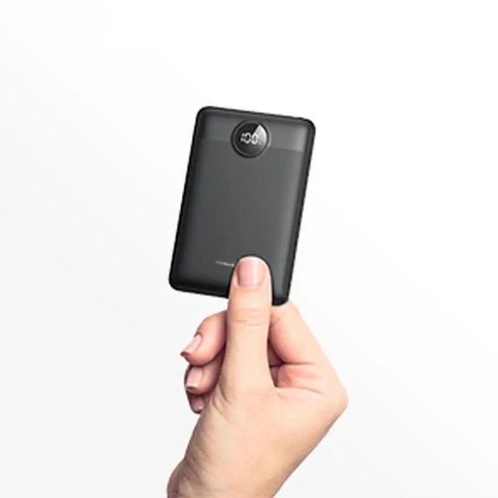 Powerbank VEGER S11 mały lekki 10000mAh 22,5W LCD QC PD20W USB USB-C +kabel