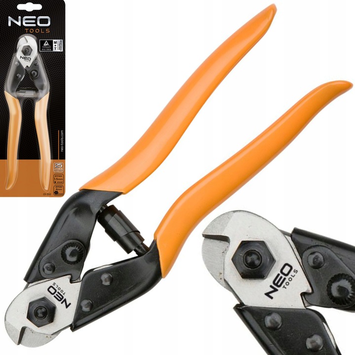 NEO OBCINAK NOŻYCE DO DRUTU I LINEK STALOWYCH 1,5 - 4 190MM 01-512