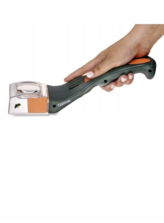 Lupa dla dzieci Carson BugView One Hand 5x Bug Catche - zielona