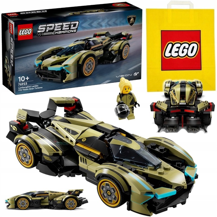 LEGO 76923 Samochód Auto Model LAMBORGHINI LAMBO V12 Zestaw Klocki 10+