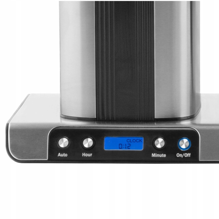 Ekspres Przelewowy do Kawy INVENTUM Timer Szklany Dzbanek 1,25l 1550W