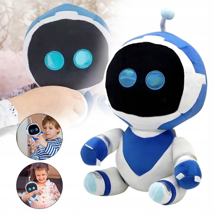 KOLEKCJONERSKA 30CM MIĘKKA ZABAWKA PLUSZOWY ASTRO BOT NA PREZENT URODZINOWY