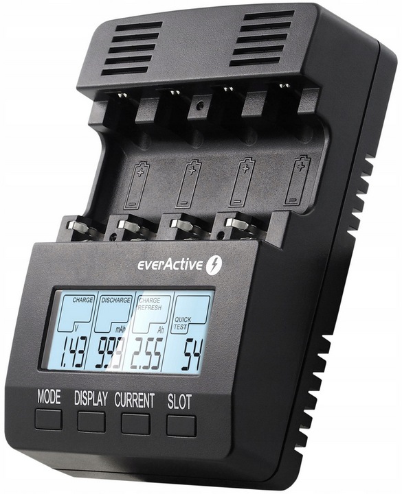 ŁADOWARKA AKUMULATORKÓW BATERII NiMH R3 R6 R14 R20