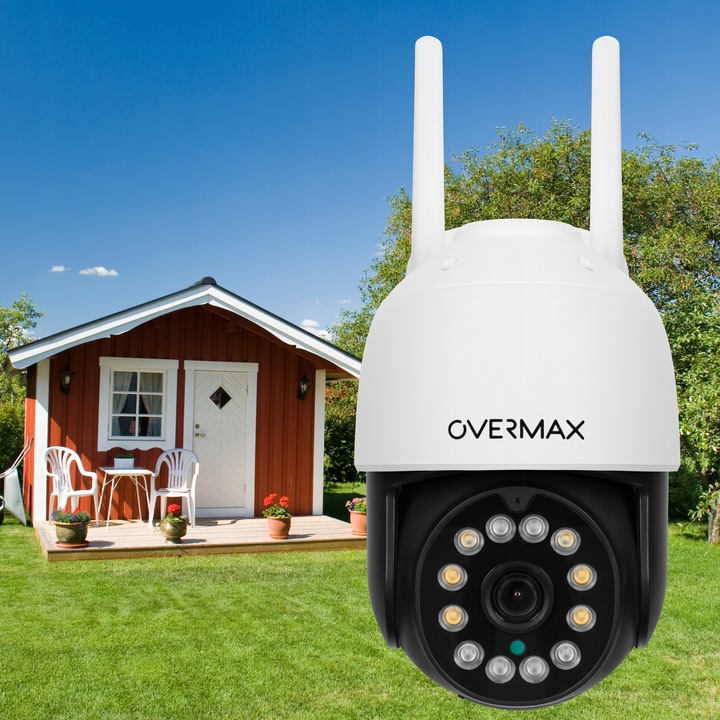 KAMERA ZEWNĘTRZNA OBROTOWA 25s LAN 12 DIOD LED IP66 WIFI Full HD 4x ZOOM