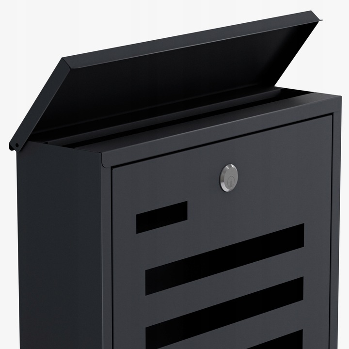 Skrzynka NA LISTY Gazety Pocztę Ulotki Gregman Post 20 Graphite