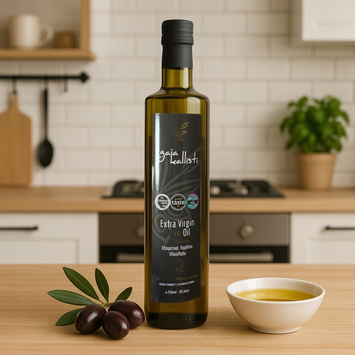 OLIWA Z OLIWEK 750ML EXTRA VIRGIN NAGRADZANA GAJA KALLISTI Z GRECJI BUTELKA