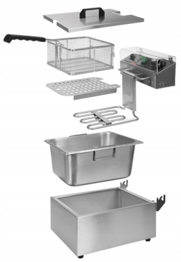 FRYTOWNICA ELEKTR. POJEDYNCZA YATO YG-04610 6L