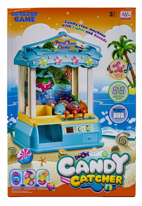 Poławiacz Słodyczy Chwytak Łapacz Cukierkowy Łowca Kulki Monety Melodii