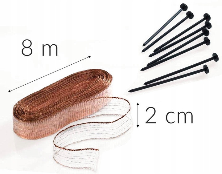 ODSTRASZACZ ŚLIMAKÓW PŁOT CHRONI WARZYWA 16m