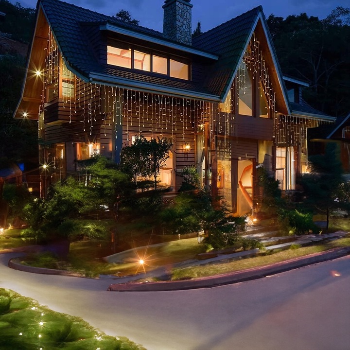 SOPLE LED 500 LAMPKI CIEPŁE WISZĄCE 24M ZEWNĘTRZNE WEWNĘTRZNE EFEKT FLASH