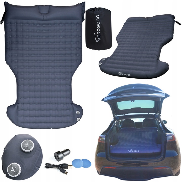AEROGOGO GC2-01 MATERAC samopompujący się do samochodu Tesla model Y 2 os.