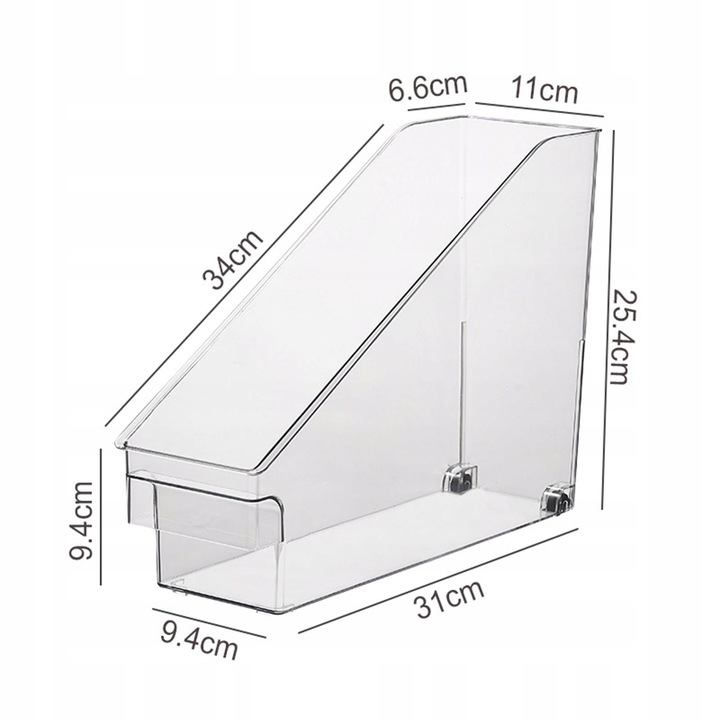 Torebka Półka na książki Separatory Półka oszczędzająca miejsce