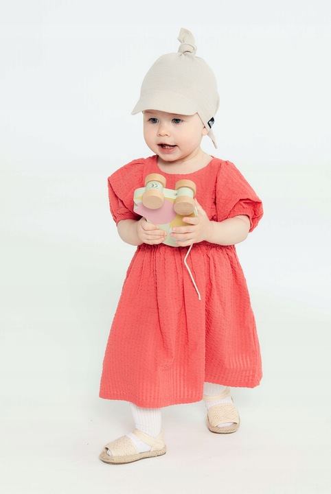 Chustka z daszkiem muślinowa Taupe