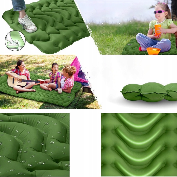 MATA SAMOPOMPUJĄCA KARIMATA 200x70x8CM Z PODUSZKĄ