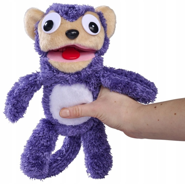 SIMBA SCREAMERZ AFFE małpka interaktywna 30cm fioletowa