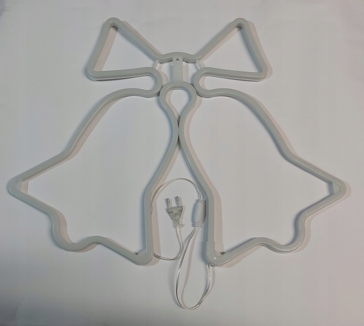 OZDOBA ŚWIĄTECZNA DZWONKI MULTIKOLOR NEON