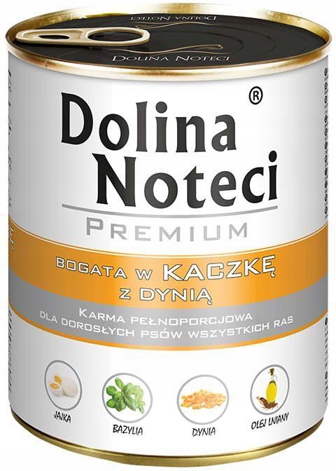DOLINA NOTECI Premium Mokra karma dla psa MIX SMAKÓW 12x800g