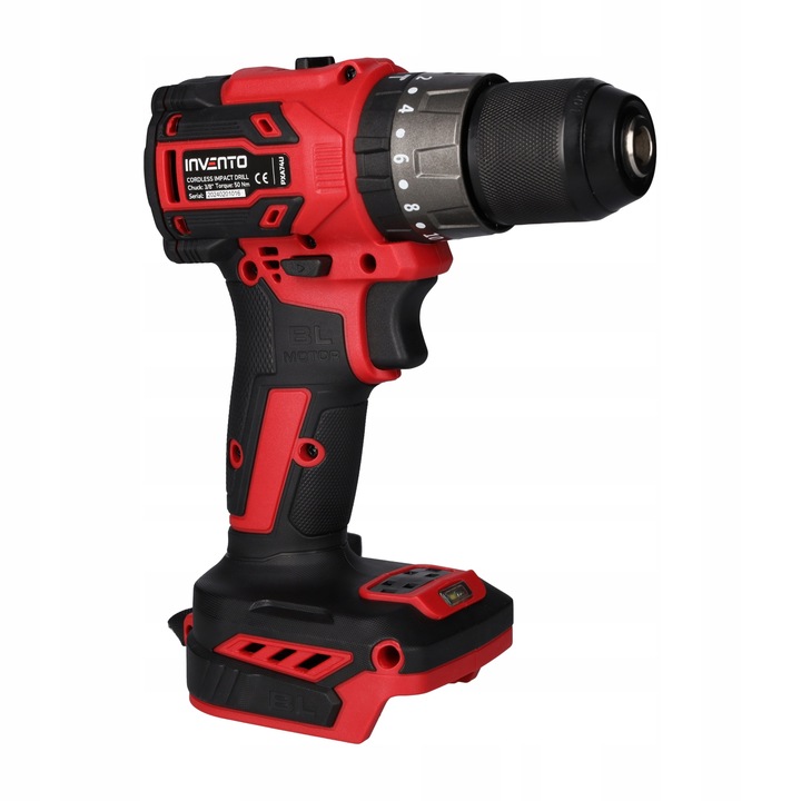 Wiertarko wkrętarka udarowa akumulatorowa 3/8" INVENTO A74U samo urządzenie