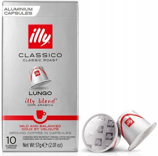 KAWA NESPRESSO illy Zestaw Lungo Classico 40szt