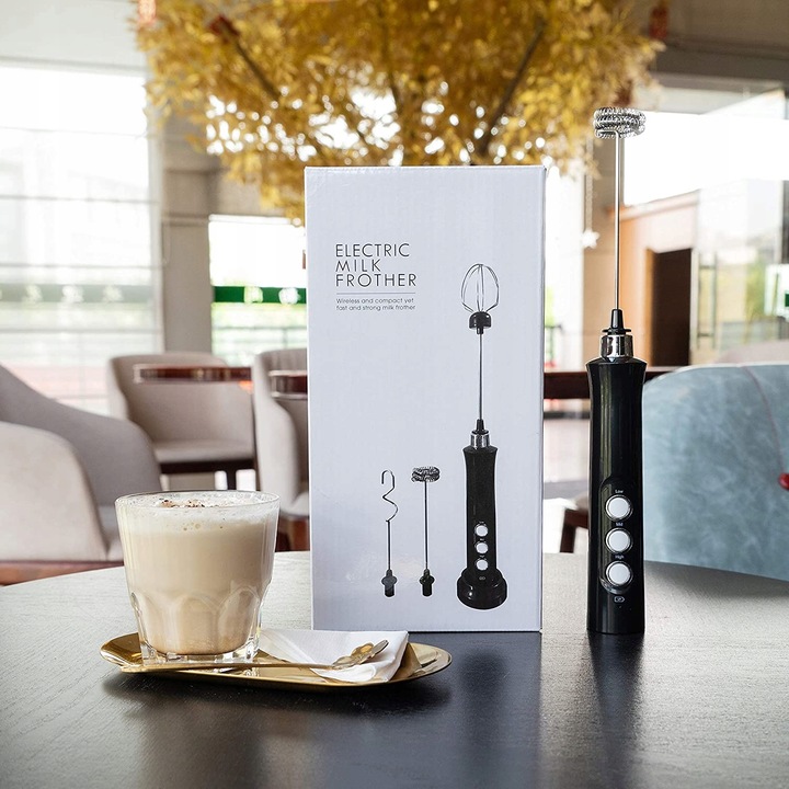 SPIENIACZ DO MLEKA KAWY AKUMULATOROWY MIKSER 3 w 1