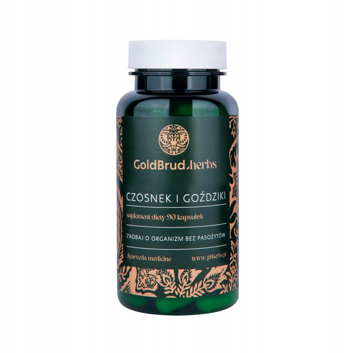 PREMIUM- Czosnek i Goździki- NOWOŚĆ! 400mg WOLNY OD PASOŻYTÓW- bibhitaka